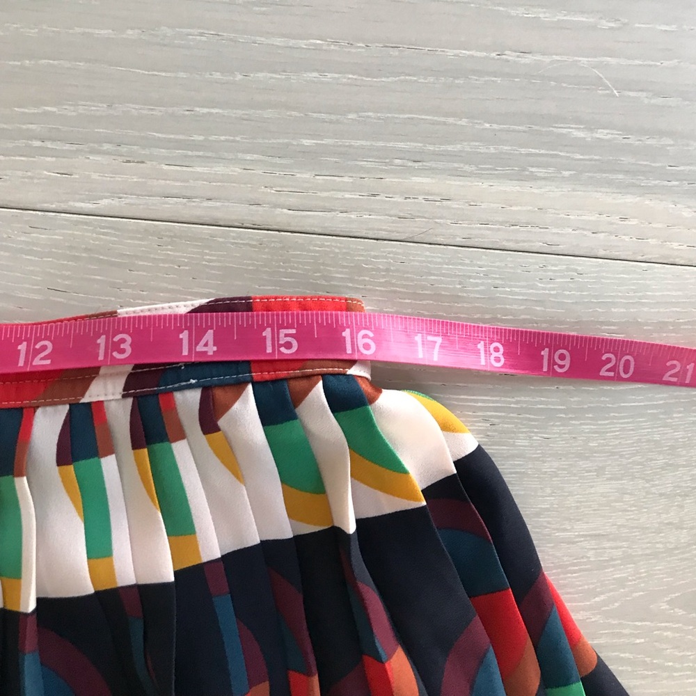 J. Crew Multicolor Pleated Midi Skirt - Picture 4 of 8